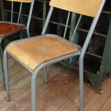 School chair / school chair 1960 with bars