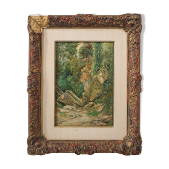 ARZAVE BARNÉS, JOAN - Treescape Oil Study
