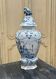 Large baluster vase with parrot - Holland, Delft 19th century