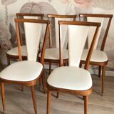 Set of 5 Baumann Palma model chairs, from the 60s/70s