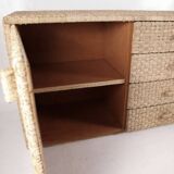 Enfilade in braided jute