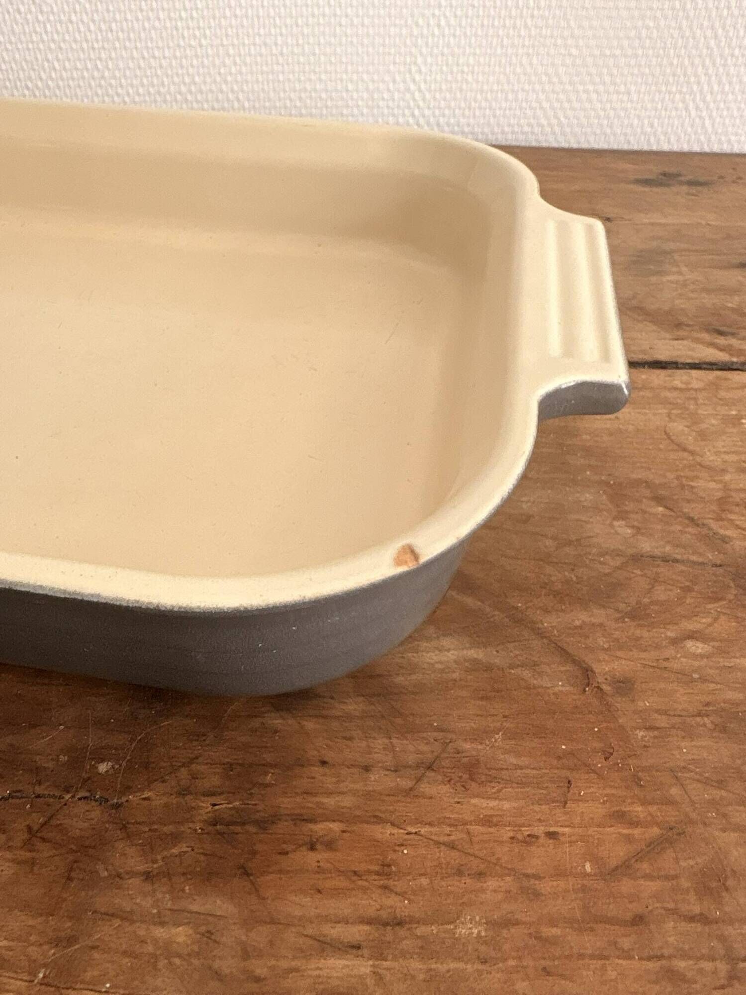 Le Creuset Grey Enamelled Cast Iron Rectangular Roasting Dish 32cm