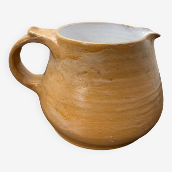 Old stoneware pitcher