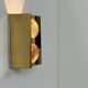 Vintage wall light in brass and bubbled glass, France, 1950.