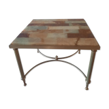 Marble and onyx coffee table