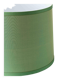 Royal Delft blue ceramic lamp, 1971, new pistachio silk shade.