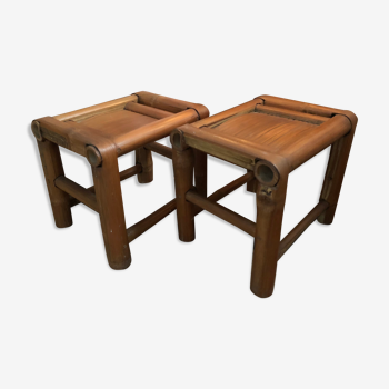Lots of 2 chinese stools