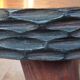 Antique Brutalist tripod stool