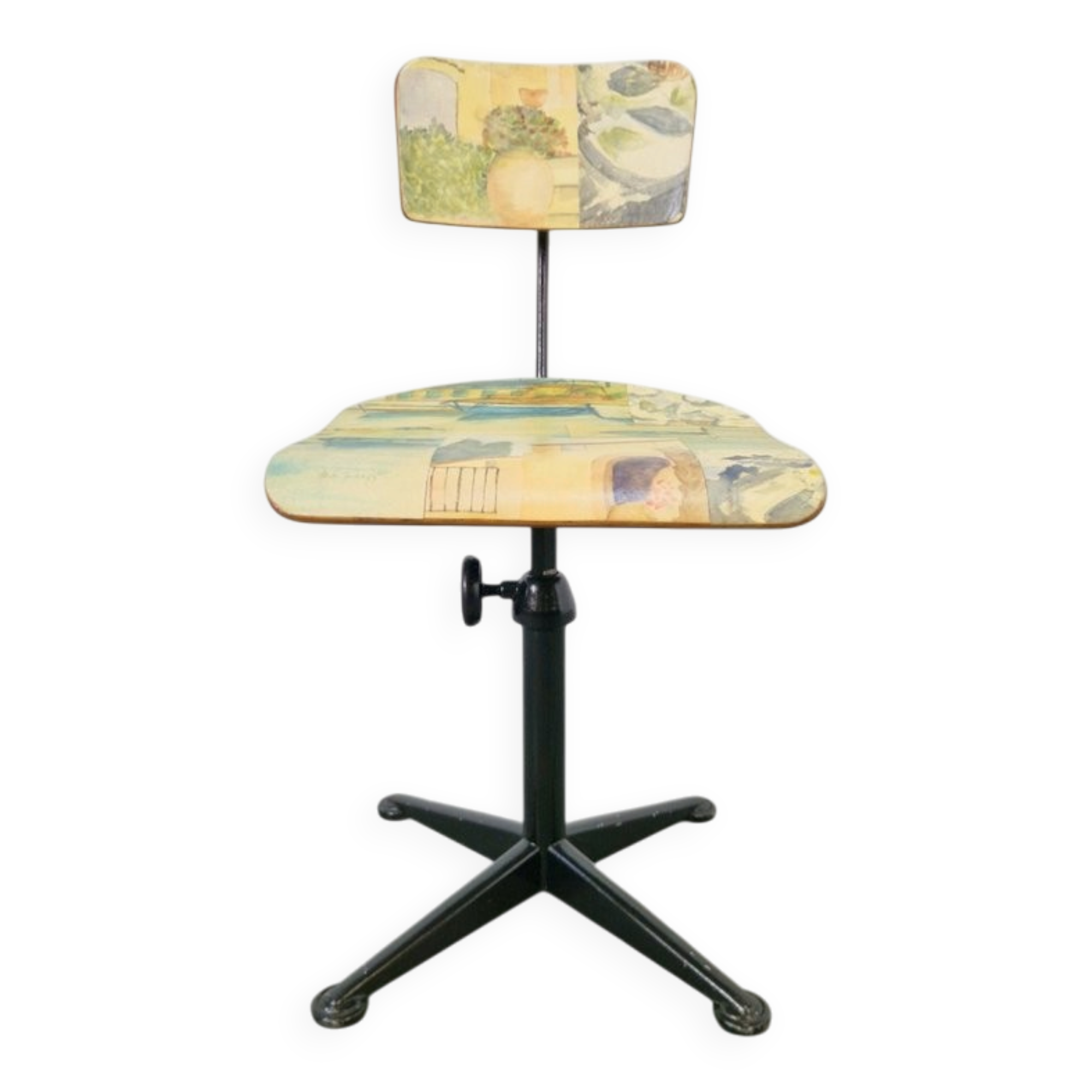 Vintage Desk Chair by Friso Kramer for De Cirkel Ahrend, 1960