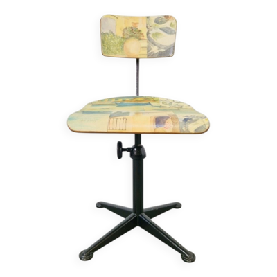 Chaise de bureau vintage par Friso Kramer pour De Cirkel Ahrend, 1960