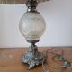 Silver floor lamp