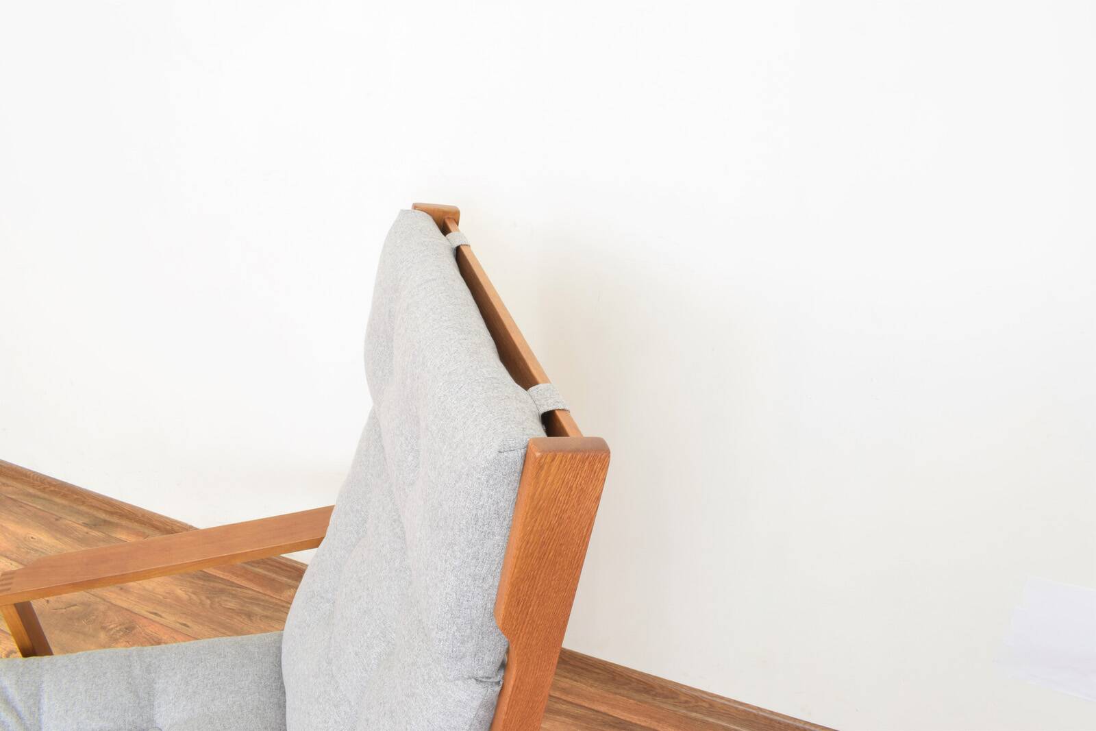 Mid-Century Danish Oak Armchair by Leif Alring for Madsen & Schubell, 1960s