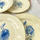 6 flat plates digoin sarreguemines model "cannes"