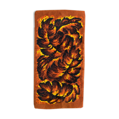 Tapis ancien français art déco 92x180 cm