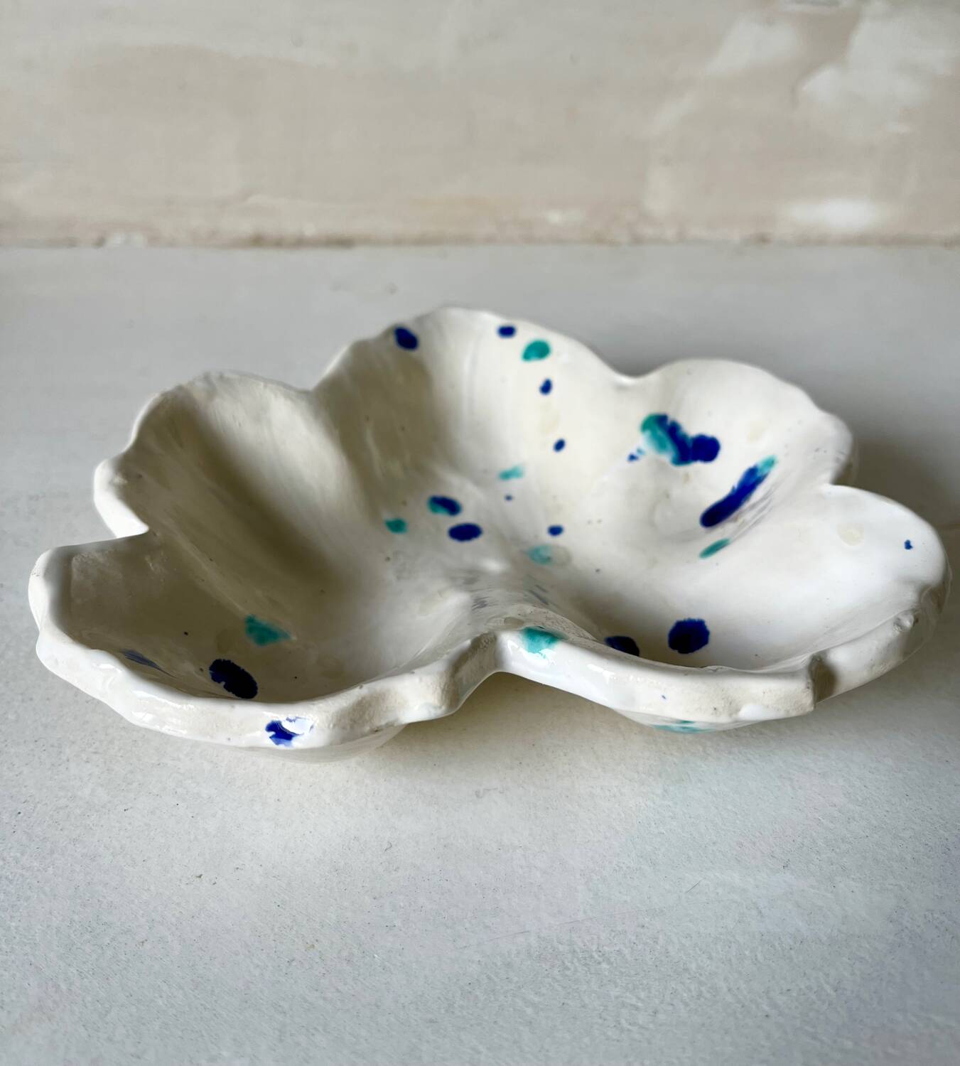 Speckled ceramic bowl