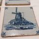 Old 18th century Delft tiles set of 8