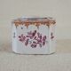 Earthenware inkwell signed Perrier fils