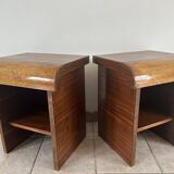 Pair of Art Deco bedside tables
