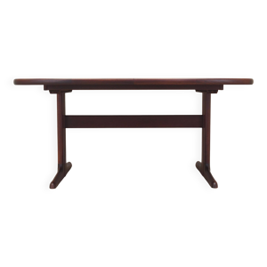 Table en acajou, design