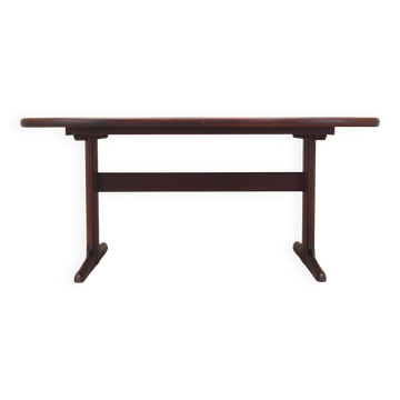 Mahogany table, Danish design, 1990s, manufacturer: Skovby