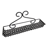 Spice rack in black openwork metal