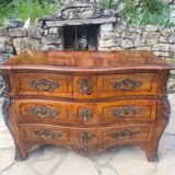 Marquetry tomb chest of drawers