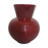 Burgundy vase