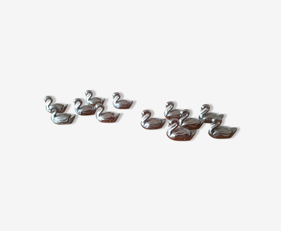Lot de 12 cygnes marque-places porte-noms