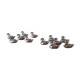 Lot de 12 cygnes marque-places porte-noms
