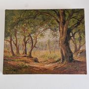 Old 19th century painting signed Jean Dufau