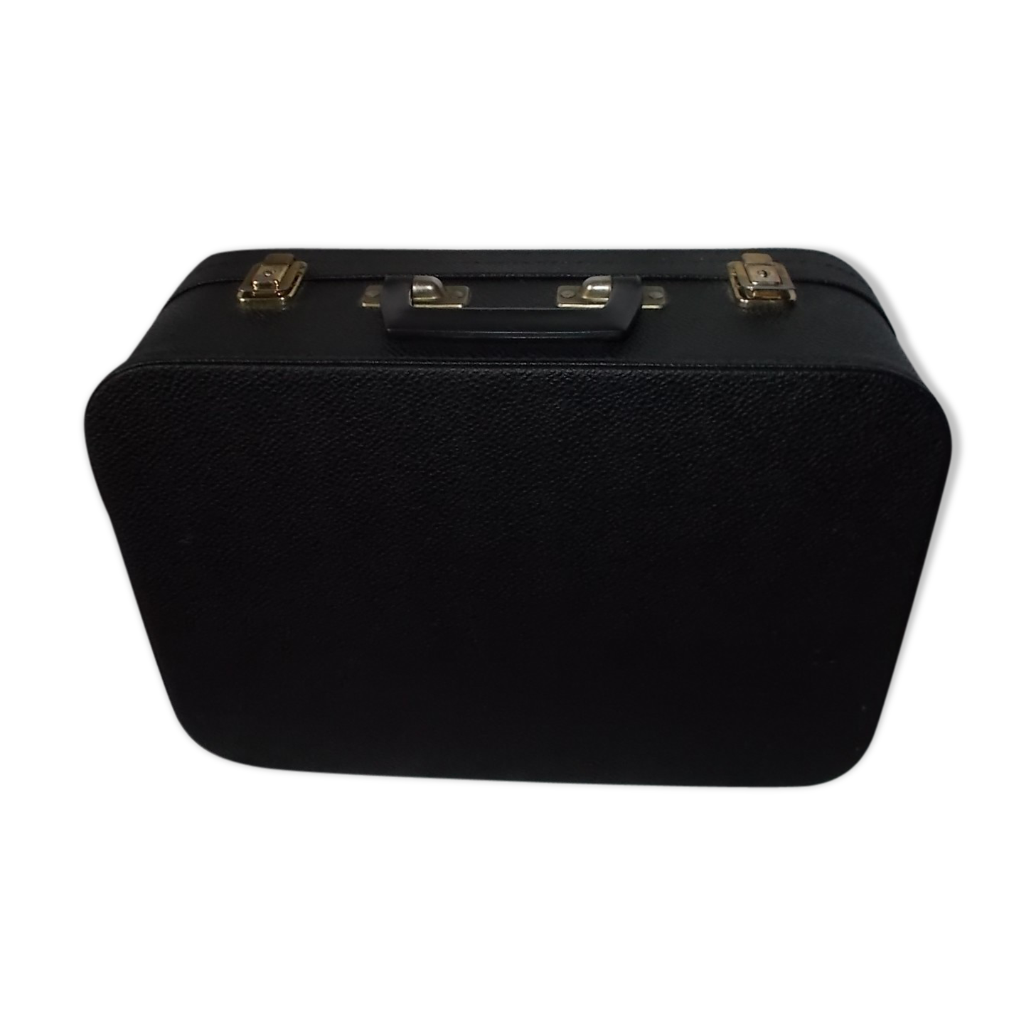 Black vintage suitcase
