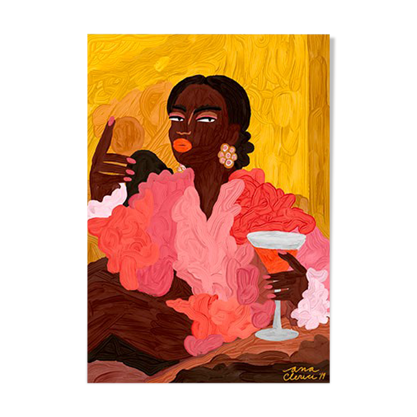 "Fatou" 30x42cm