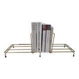 Magazine holder / bookend in modular brass years 50-60