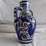 Small blue vase