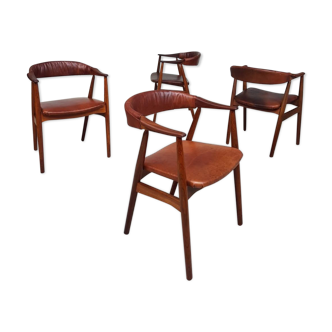 Lot de 4 chaises par Thomas Harlev pour Farstrup Stolefabrik