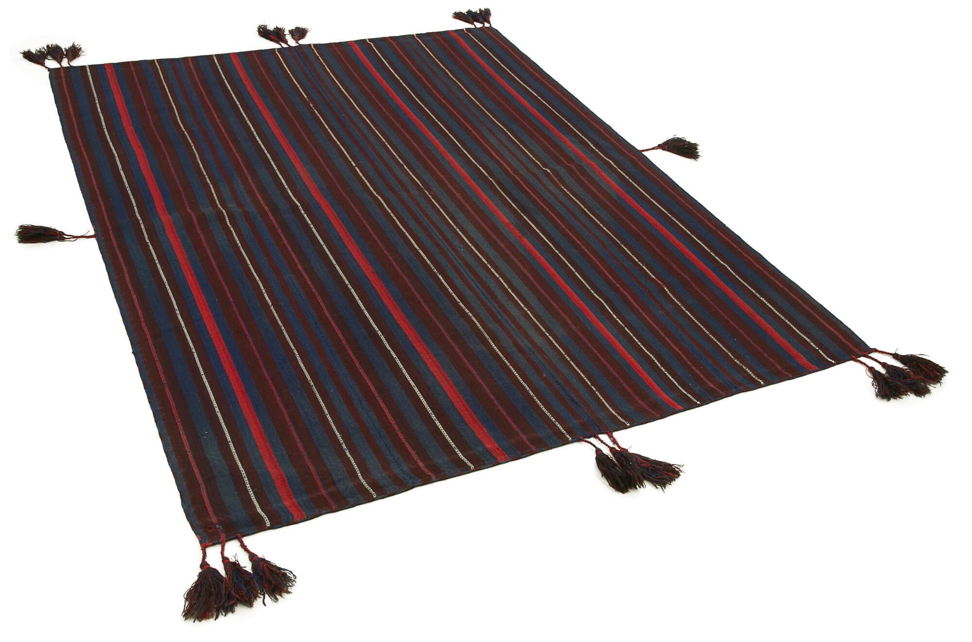 Turkish Handmade Vintage Anatolian Kilim 156 cm x 210 cm