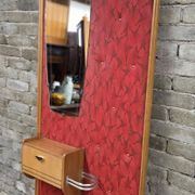 Vintage wall coat rack from the 50s/60s – Rockabilly design cloakroom