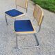 Set of 2 chairs by Marcel Breuer Cesca b32 edition of the 70s