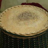 Wicker paper basket
