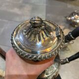 Silver metal tea and coffee set