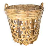 Woven bamboo basket