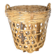 Woven bamboo basket