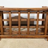 Small Child's Bed with Rolls in Cherry Wood – 1900