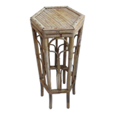 Vintage bamboo stool