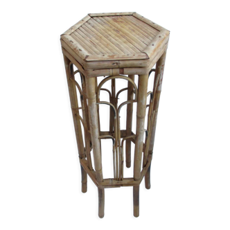 Vintage bamboo stool