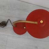 Vintage red adjustable desk lamp