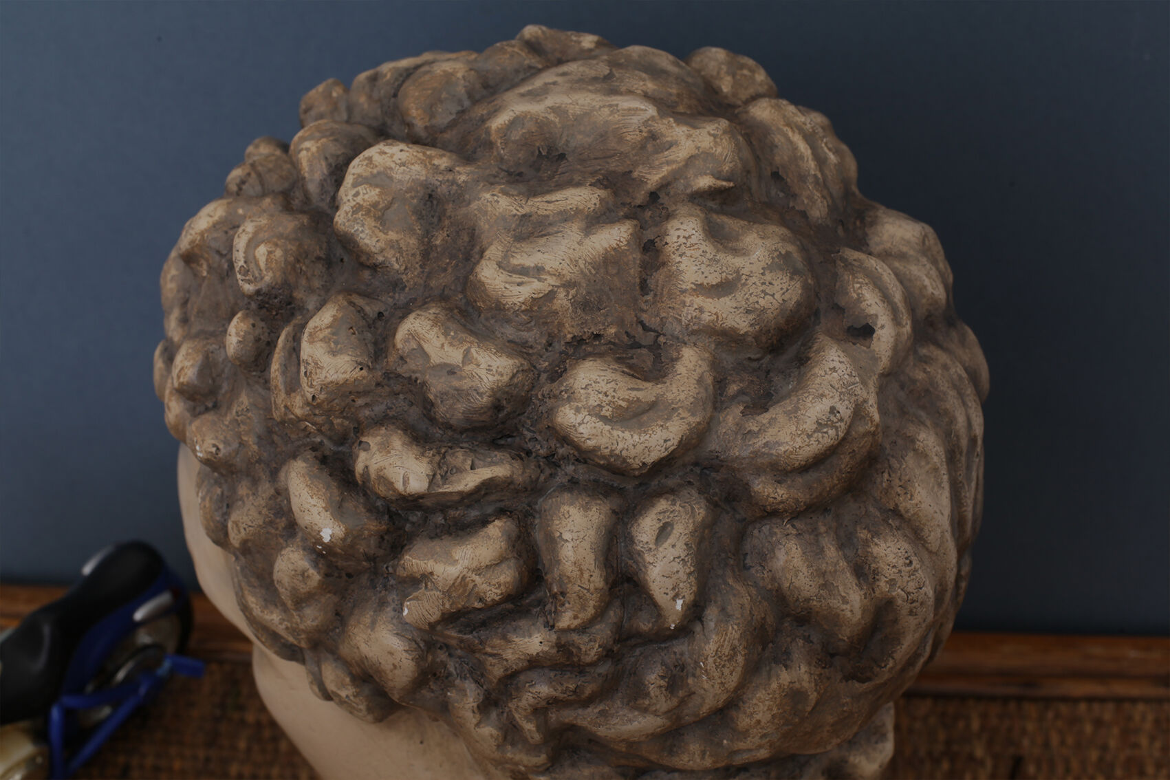 Greek head in waxed plaster