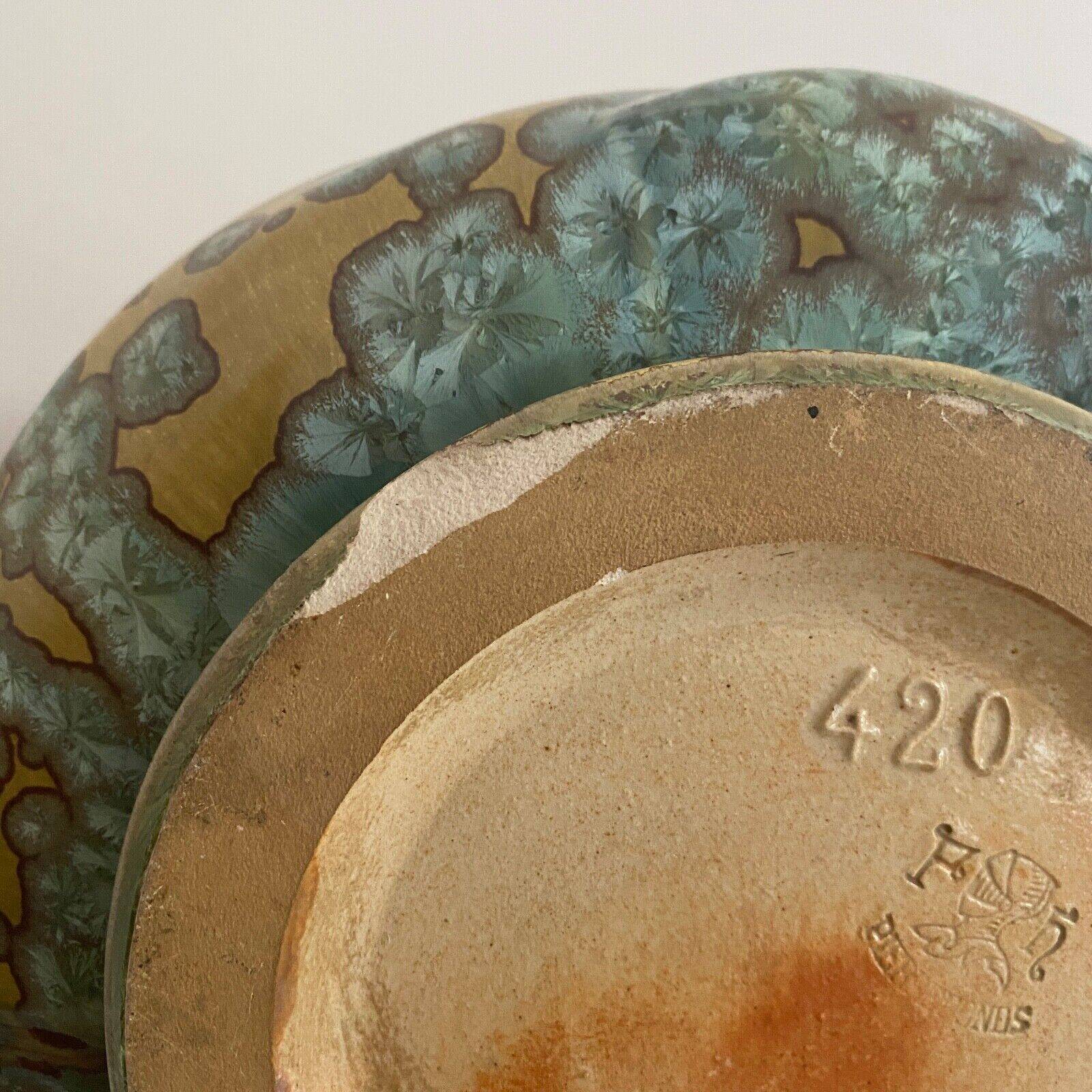 Pierrefonds stoneware vase 1900 Art Nouveau