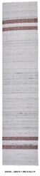 285x70 cm wool runner carpet, beige orange wool kilim carpet, vintage kilim