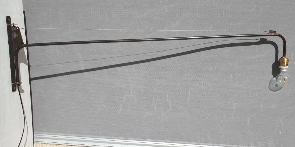 Applique d'atelier Jib170 design industriel 1950